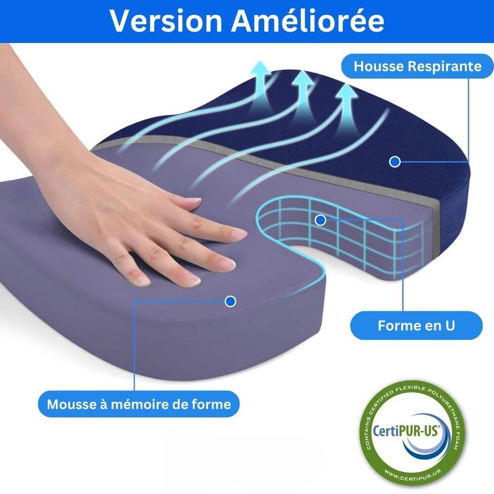 Coussin de Siège Ergonomique