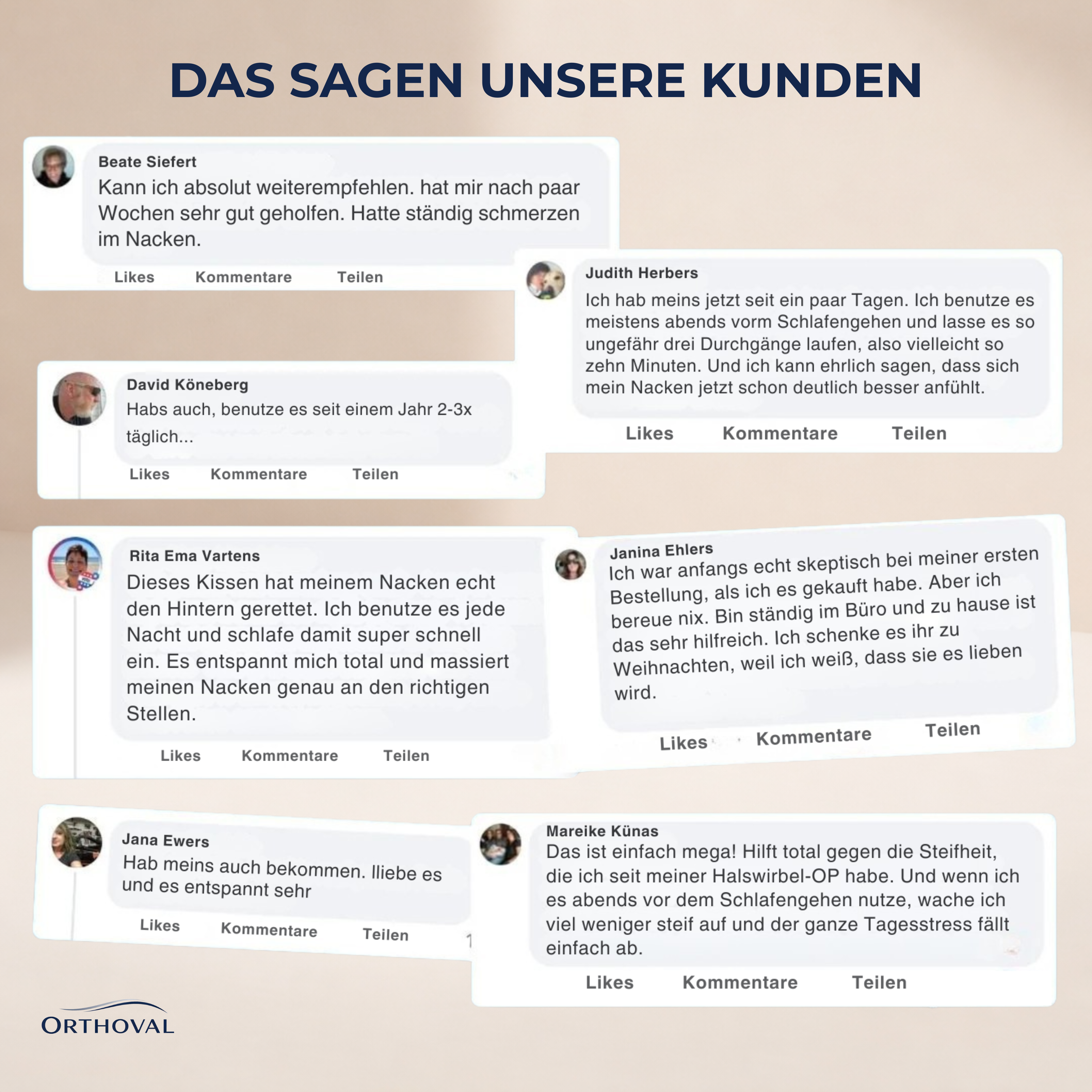 Coussin orthopédique