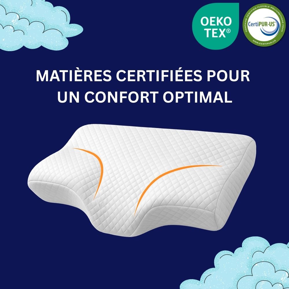 Oreiller Cervical Ergonomique