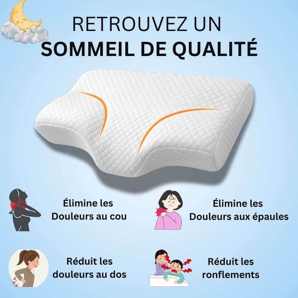 Oreiller Cervical Ergonomique