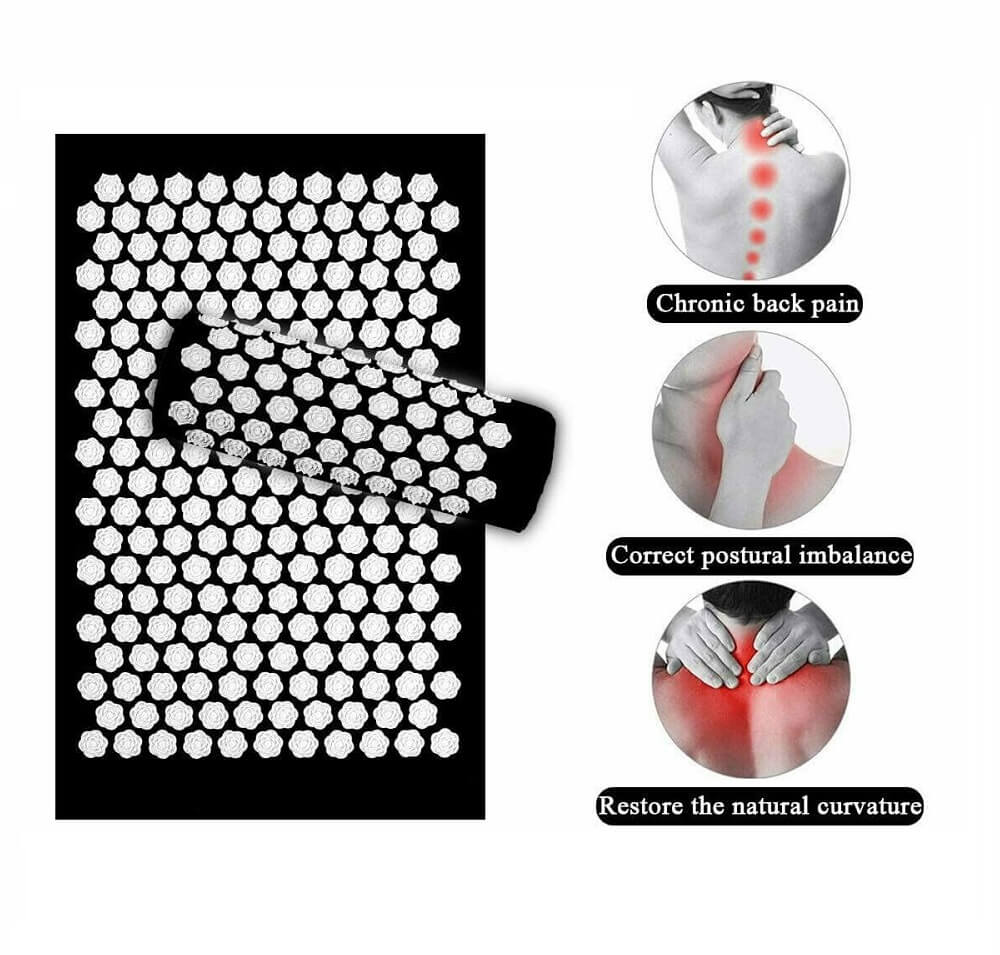 Kit D'Acupression Tapis et Coussin